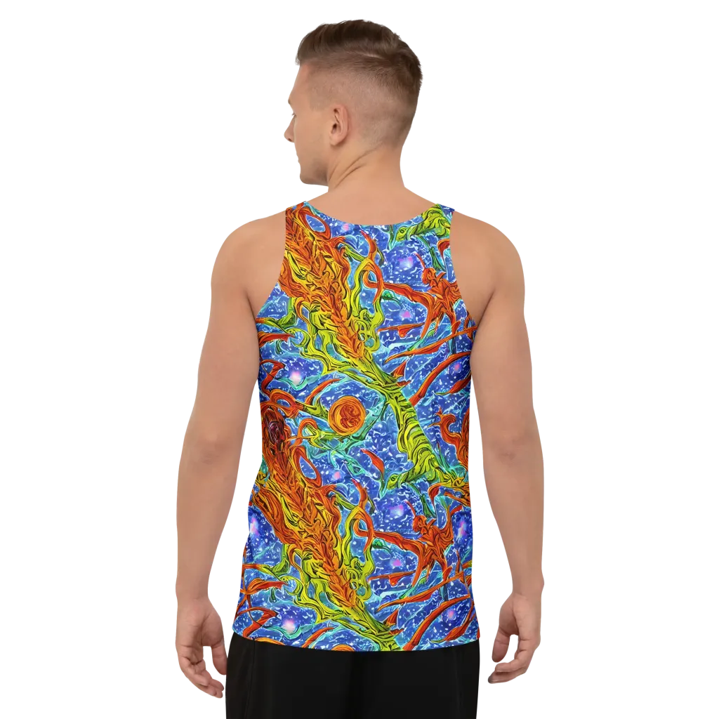 Molten Tide on Men's Tank Top — Back