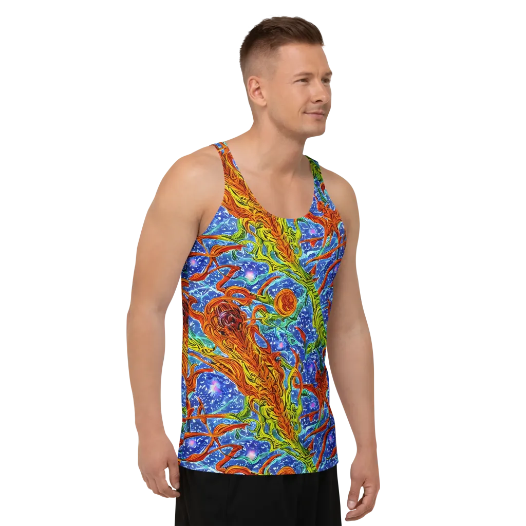 Molten Tide on Men's Tank Top — Right Front