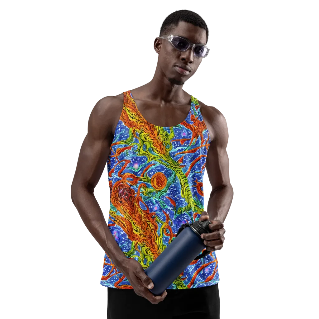 Molten Tide on Men's Tank Top — Front