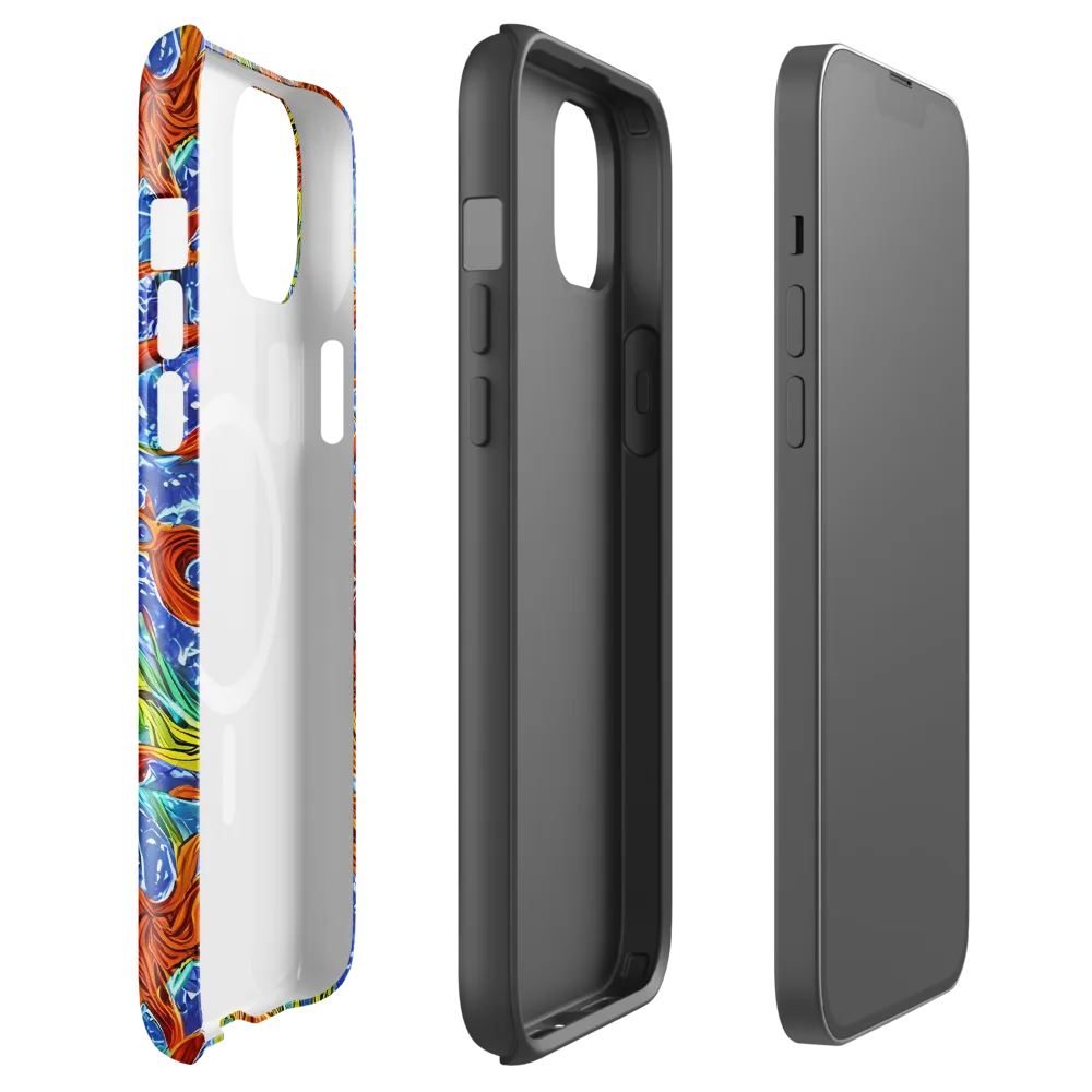 Molten Tide on MagSafe Tough Case for iPhone® — Front