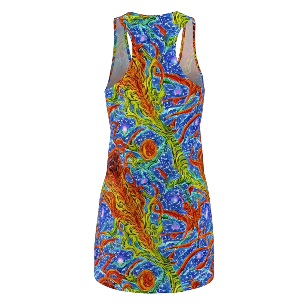 Molten Tide on Racerback Dress — Back
