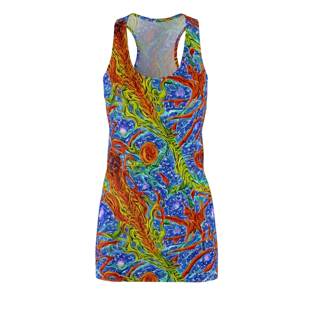 Molten Tide on Racerback Dress — Front