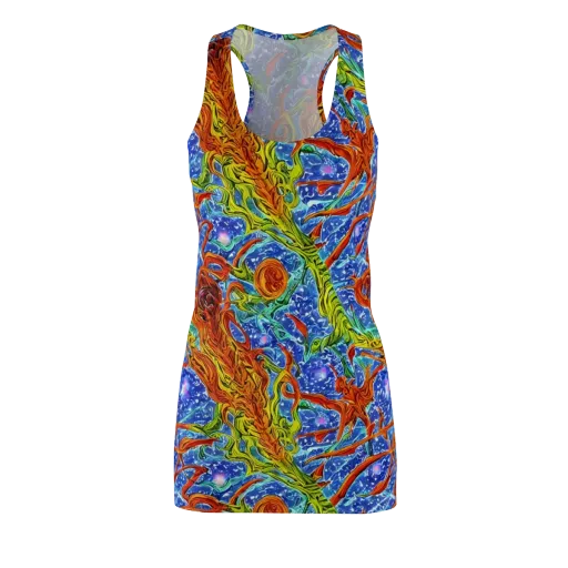 Molten Tide on a Racerback Dress