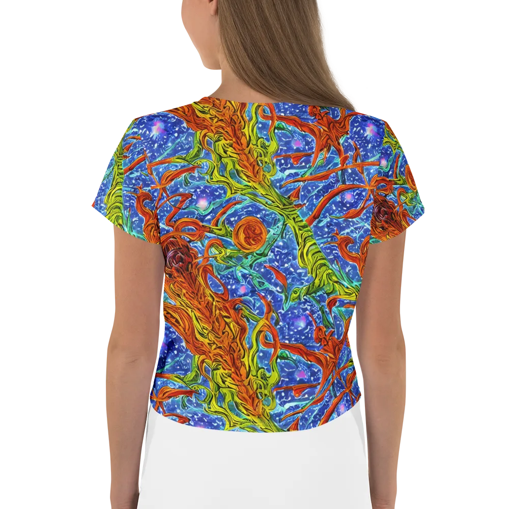 Molten Tide on Crop Tee — Back