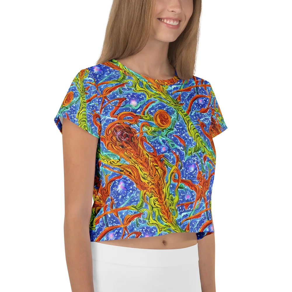 Molten Tide on Crop Tee — Right
