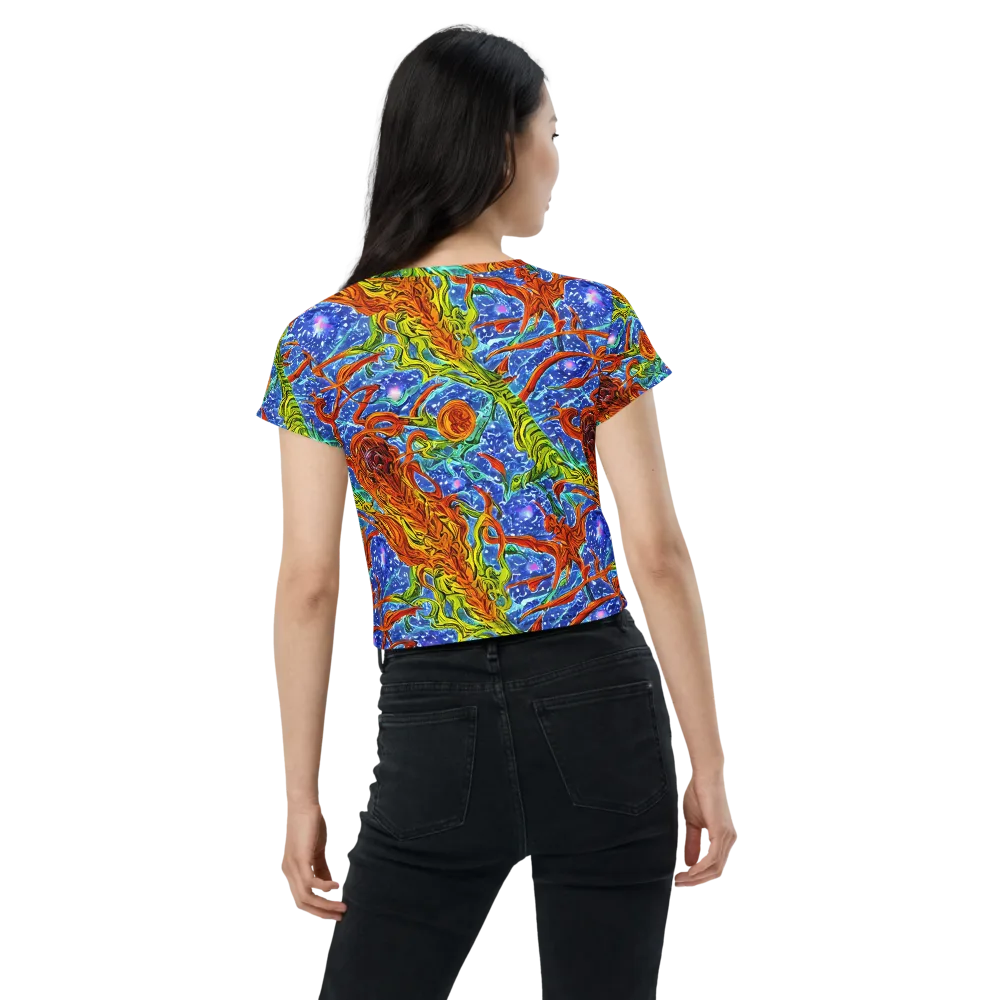 Molten Tide on Crop Tee — Back