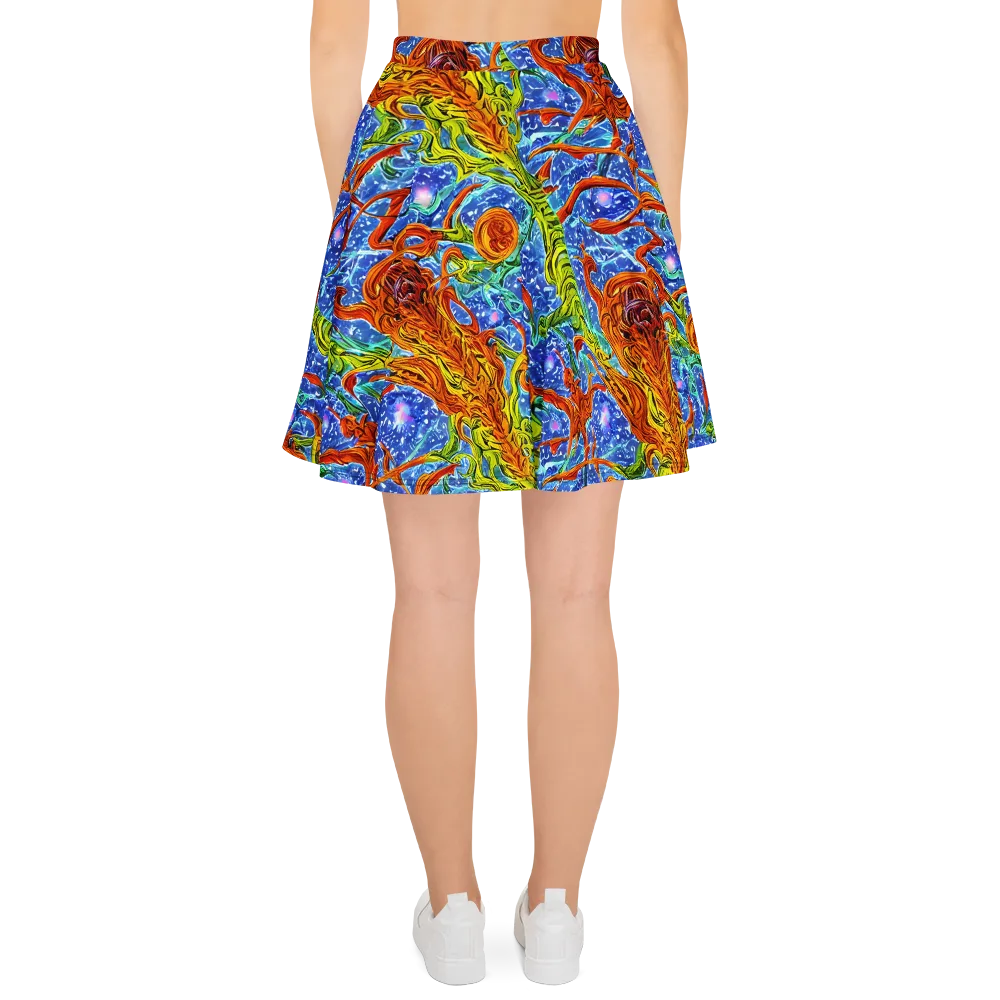 Molten Tide on Skater Skirt — Back