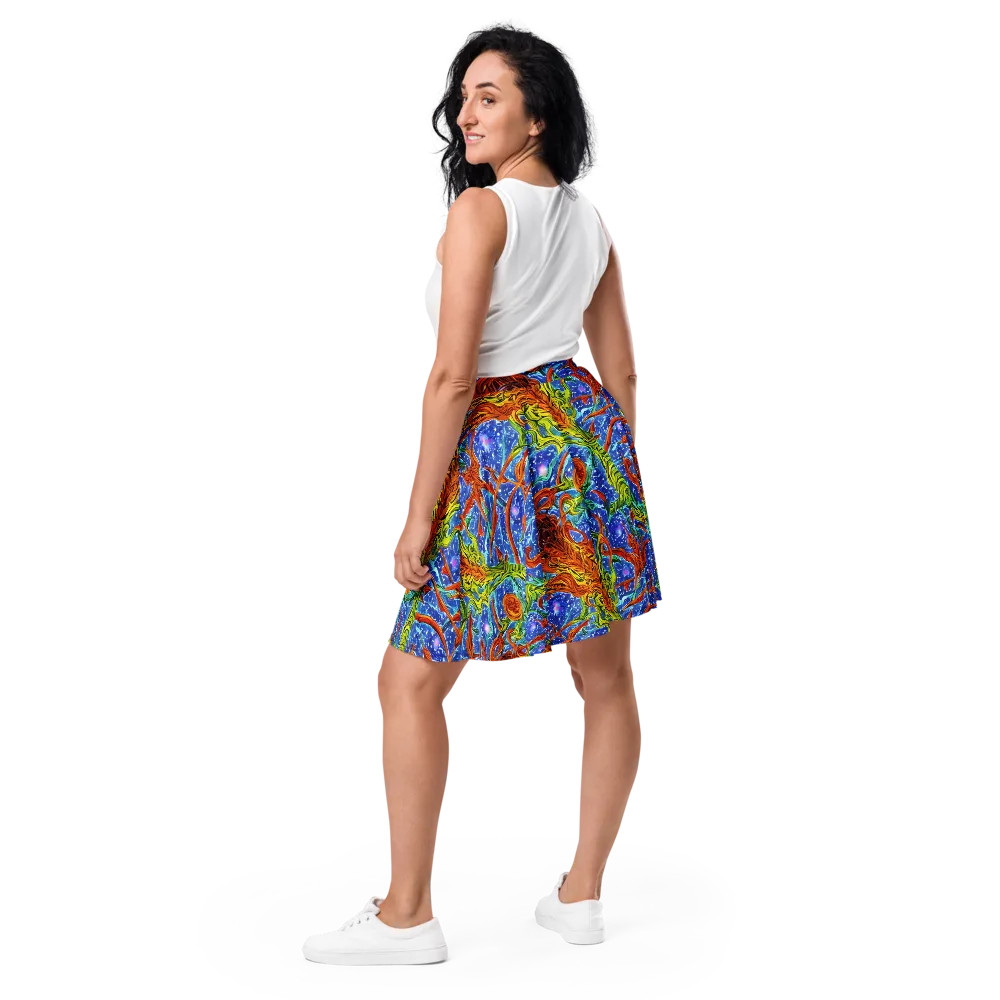 Molten Tide on Skater Skirt — Back