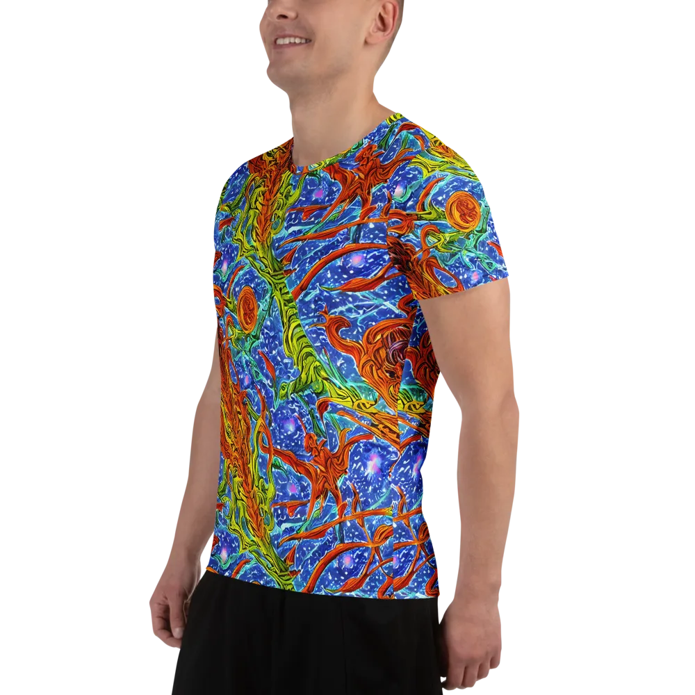 Molten Tide on Men's Athletic T-Shirt — Left