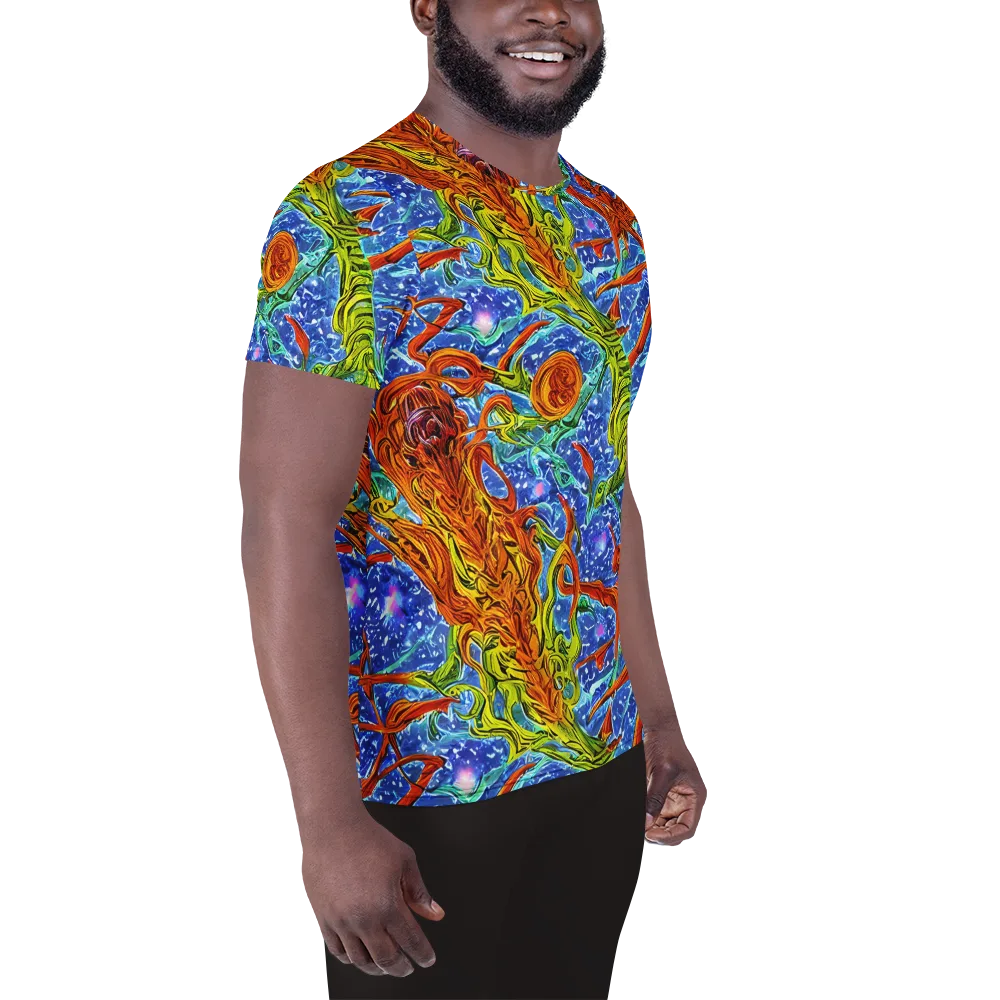 Molten Tide on Men's Athletic T-Shirt — Right