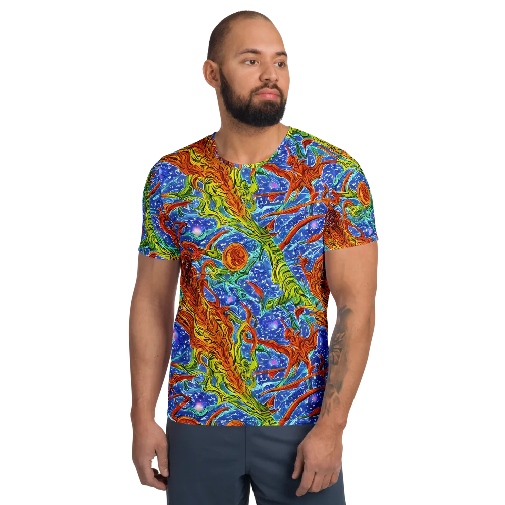 Molten Tide on Men's Athletic T-Shirt — Front
