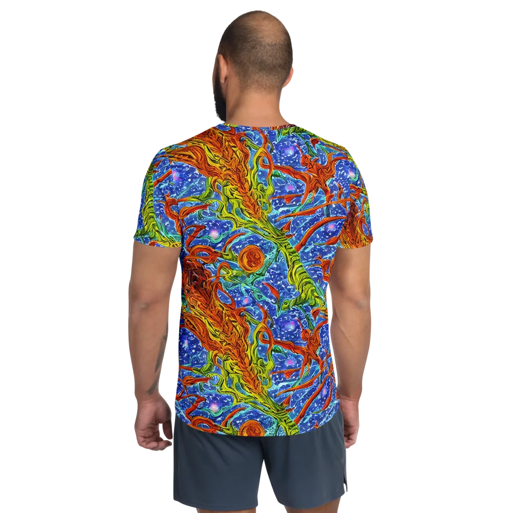 Molten Tide on Men's Athletic T-Shirt — Back