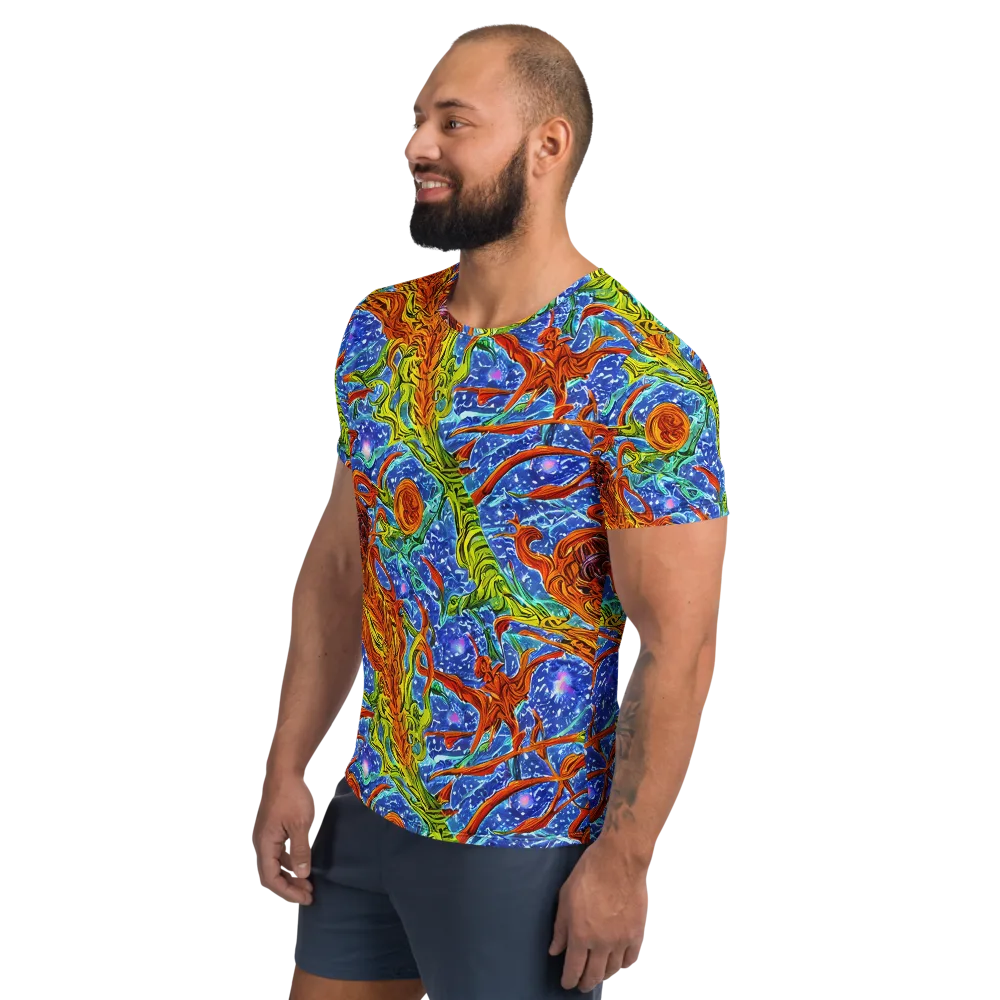 Molten Tide on Men's Athletic T-Shirt — Left