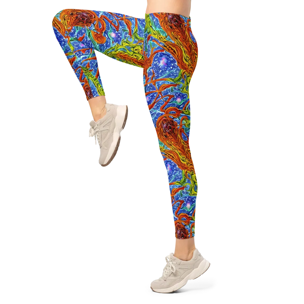 Molten Tide on Leggings — Left