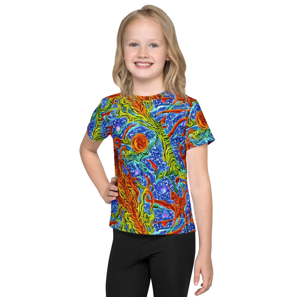 Molten Tide on Kids Crew Neck T-Shirt — Front