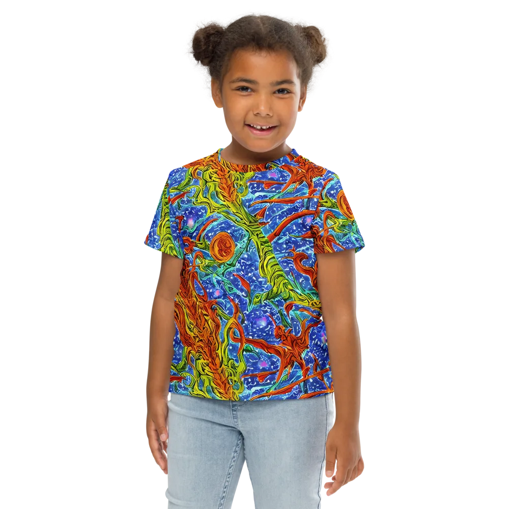 Molten Tide on Kids Crew Neck T-Shirt — Front