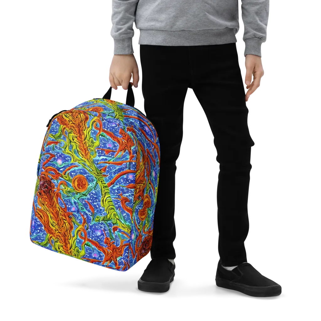 Molten Tide on Minimalist Backpack — Zoomed-in