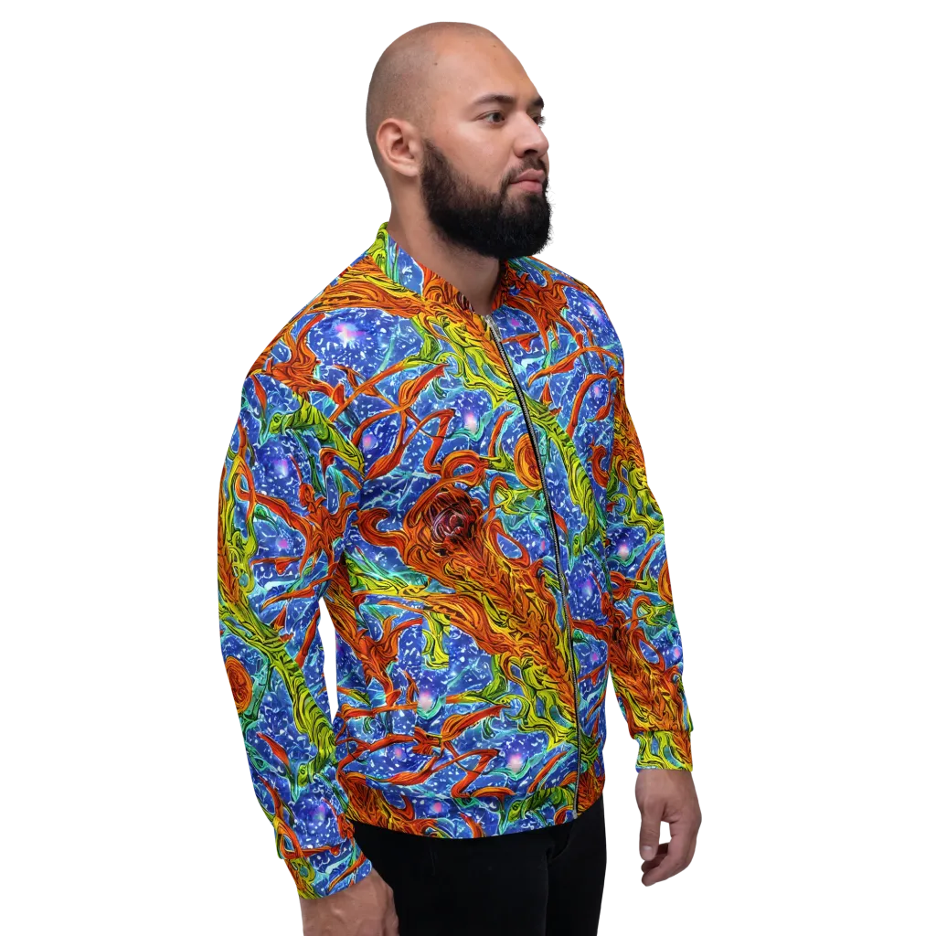 Molten Tide on Bomber Jacket — Right