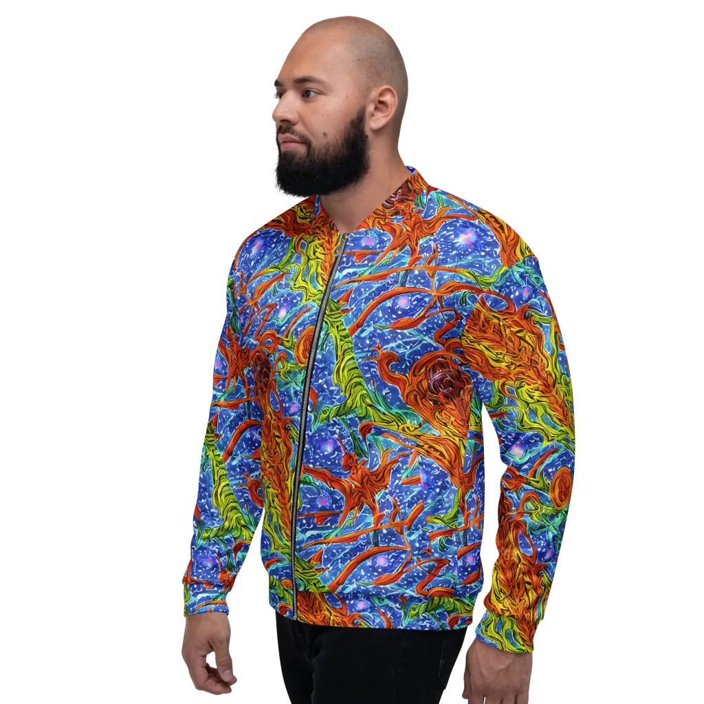 Molten Tide on Bomber Jacket — Left
