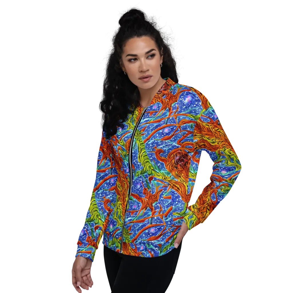 Molten Tide on Bomber Jacket — Left