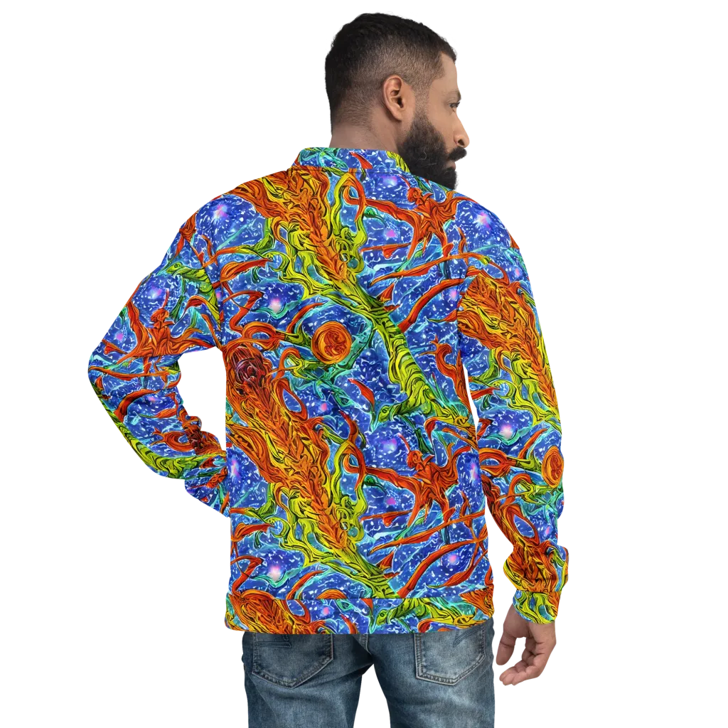 Molten Tide on Bomber Jacket — Back