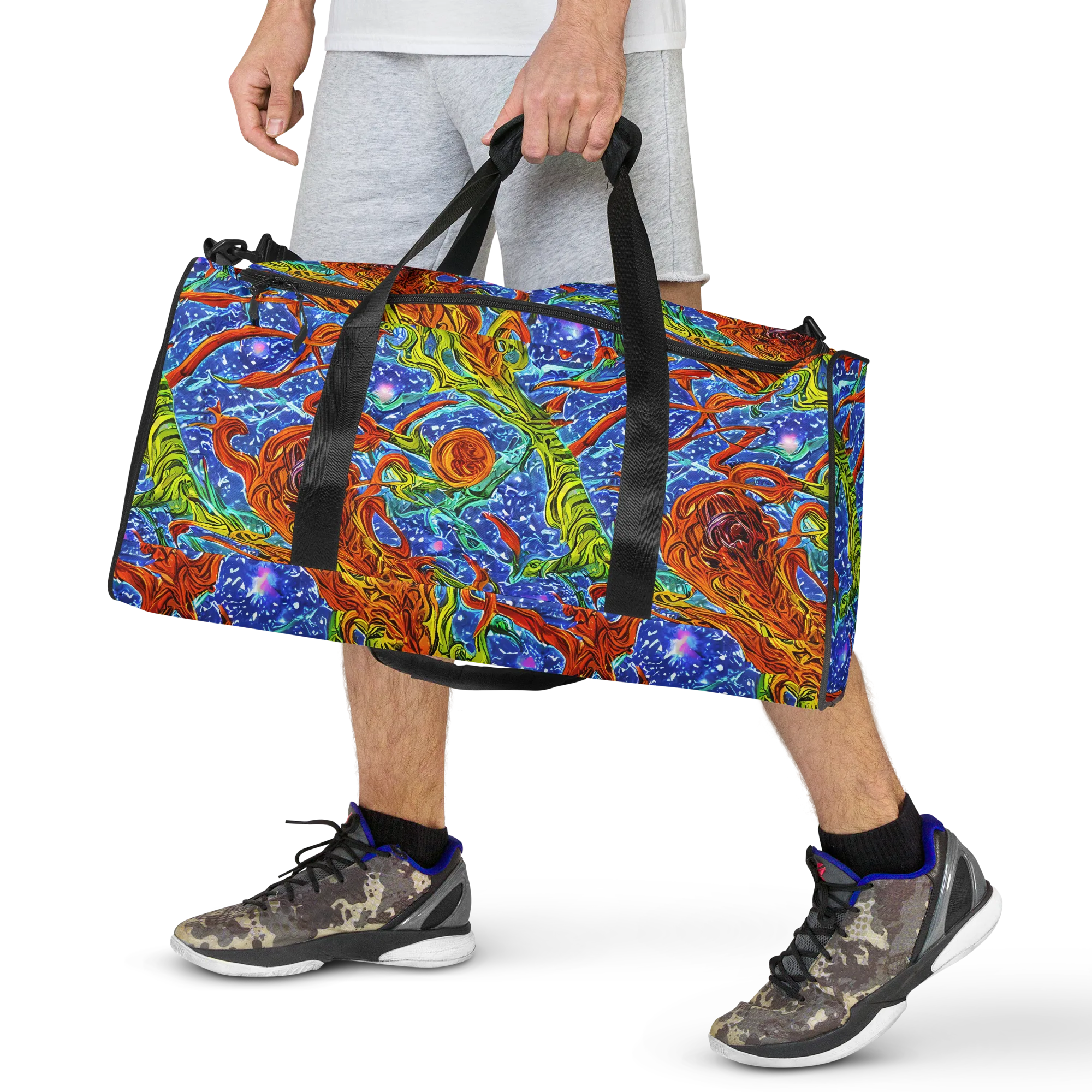 Molten Tide on Duffle Bag — Front