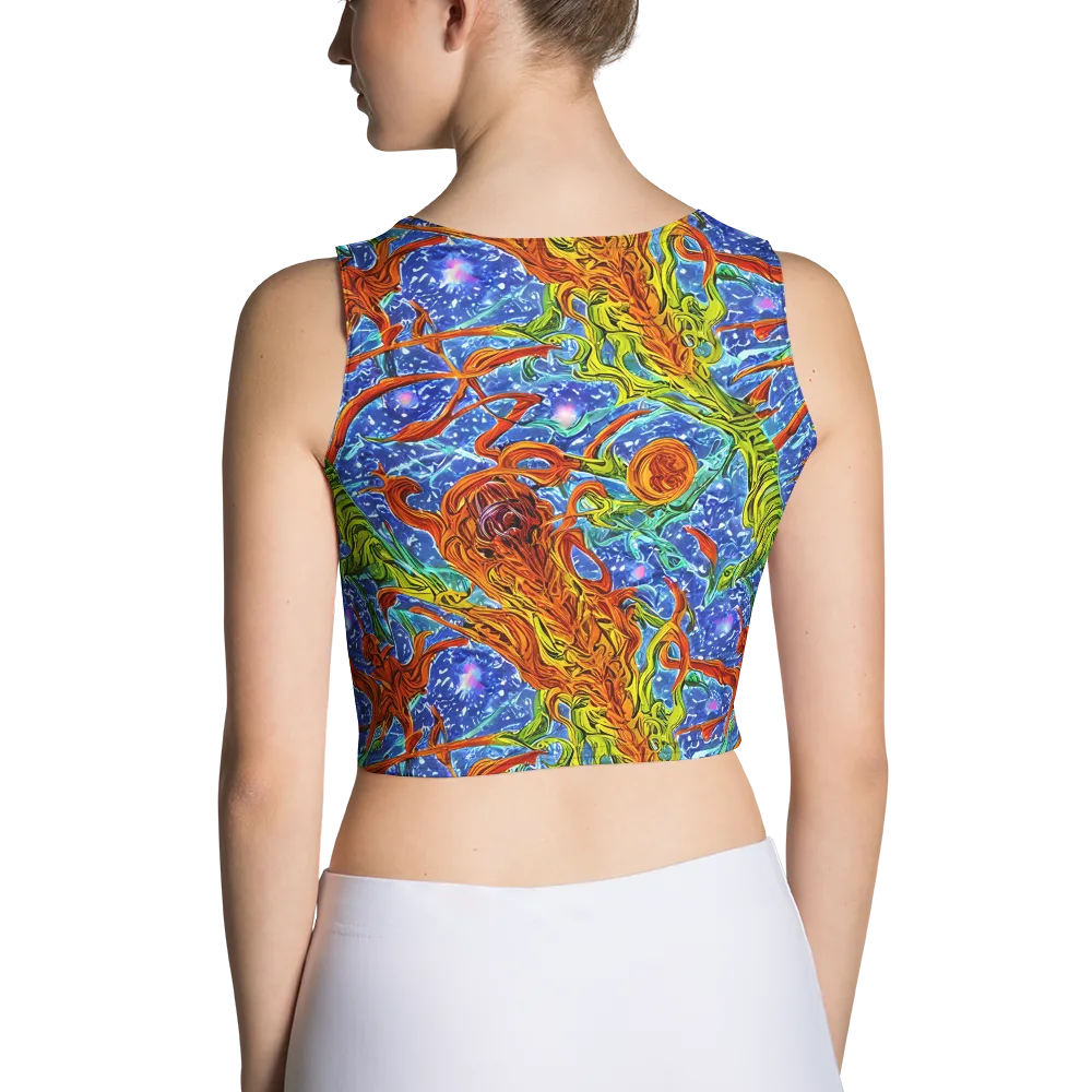 Molten Tide on Crop Top — Back