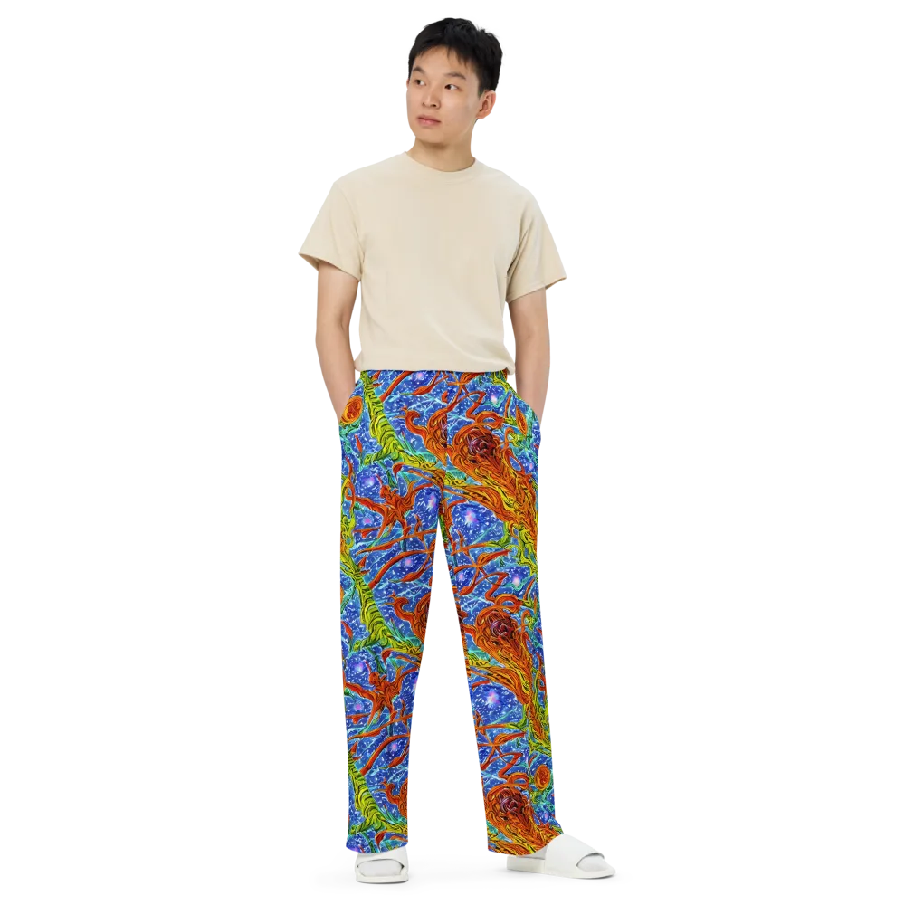 Molten Tide on Wide-Leg Pants — Front