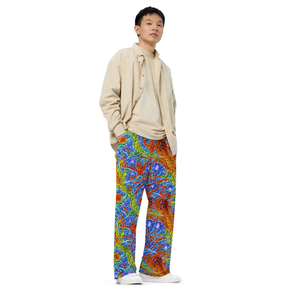 Molten Tide on Wide-Leg Pants — Right Front