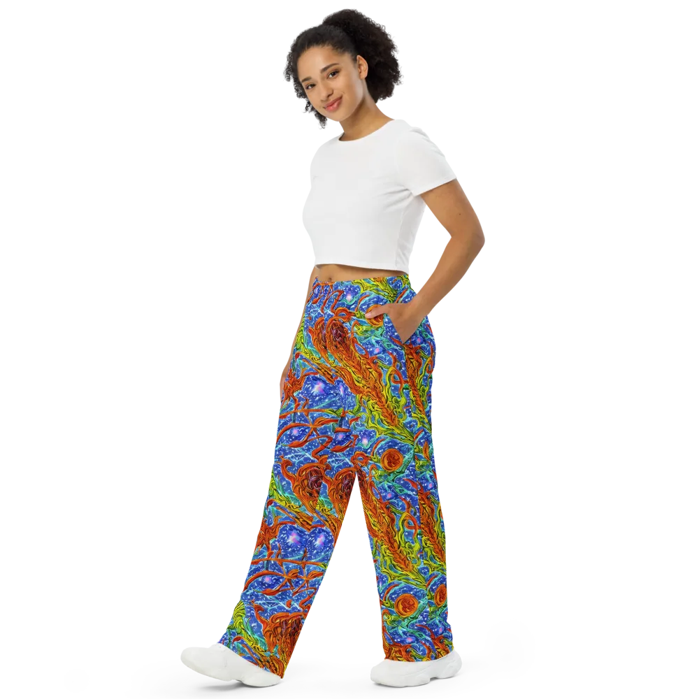 Molten Tide on Wide-Leg Pants — Left Front