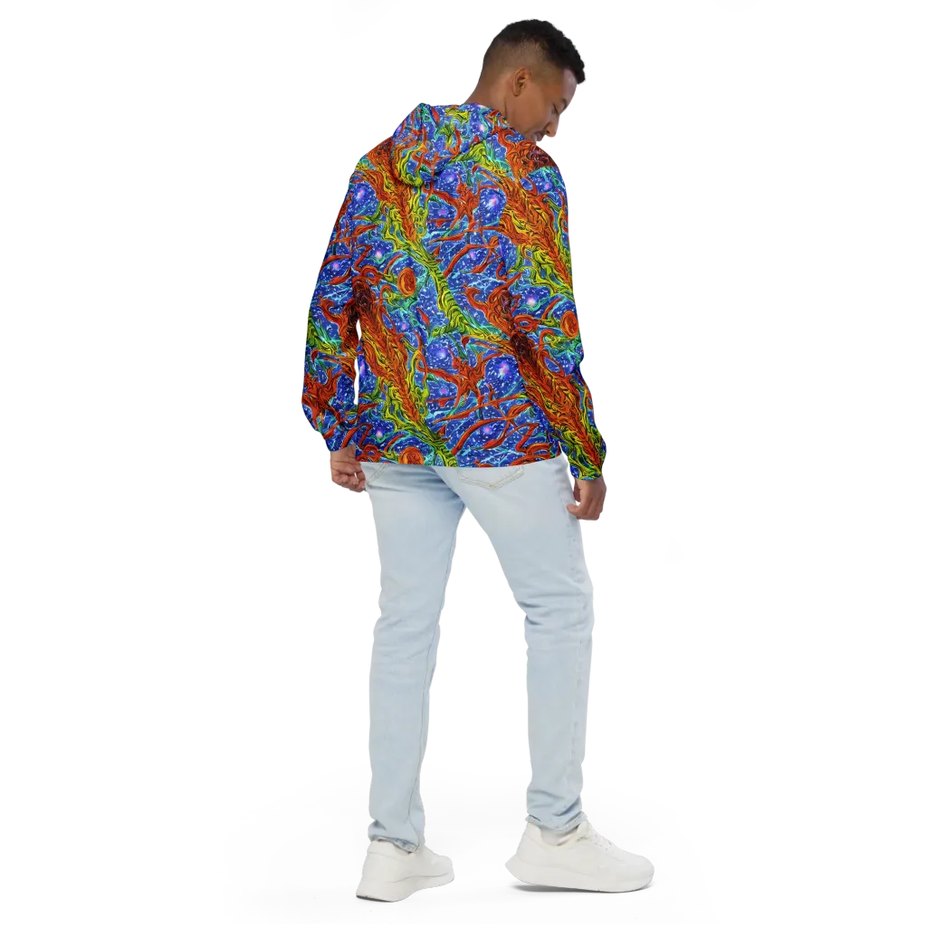 Molten Tide on Men's Windbreaker — Back