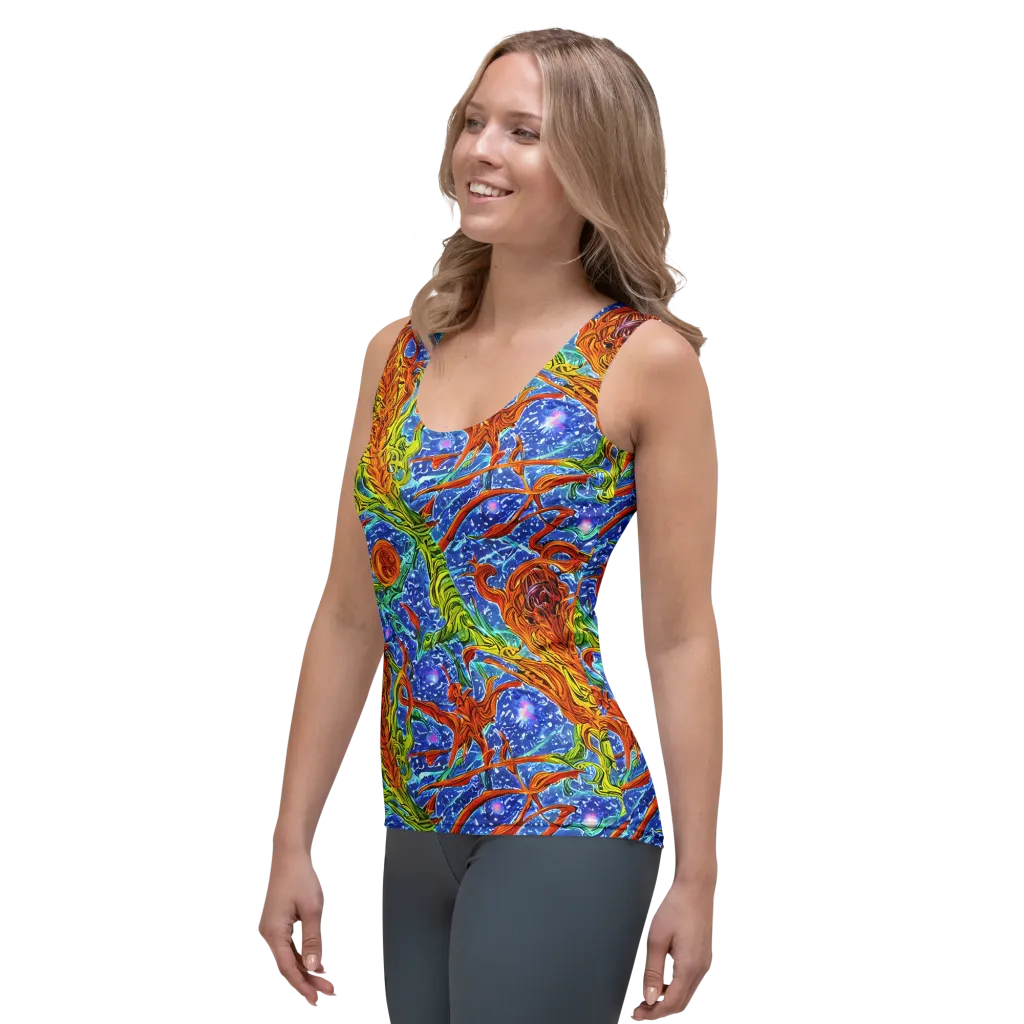Molten Tide on Women's Tank Top — Left Front