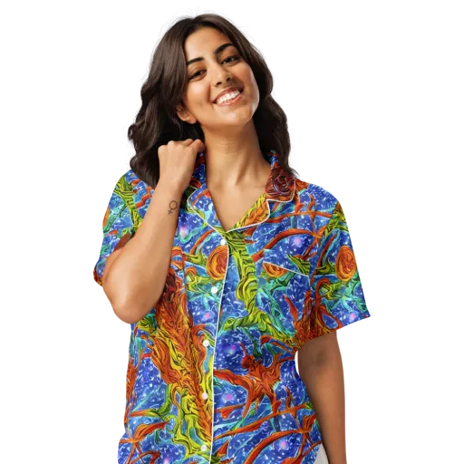 Molten Tide on a Women's Short Sleeve Pajama Top
