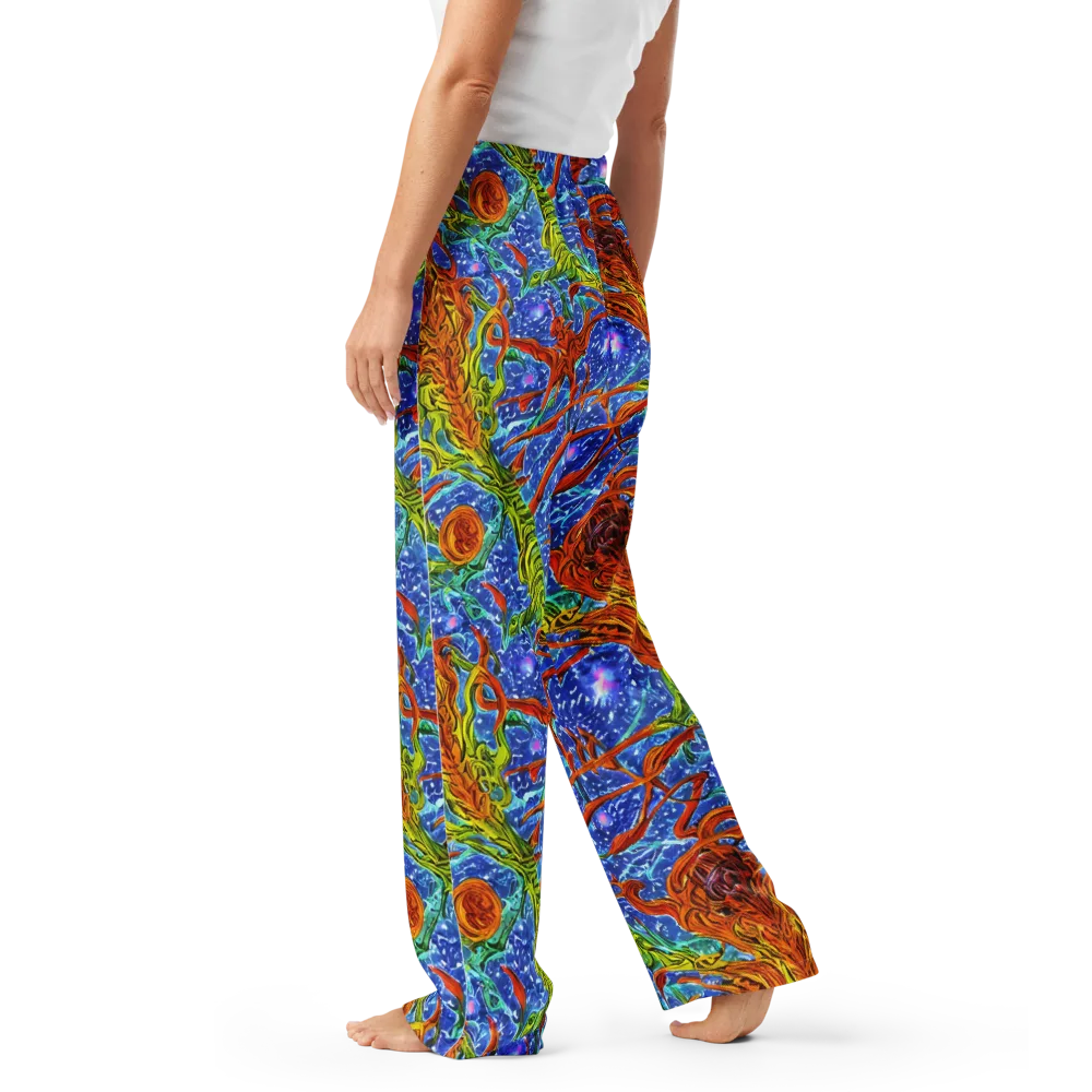 Molten Tide on Women's Pajama Pants — Left