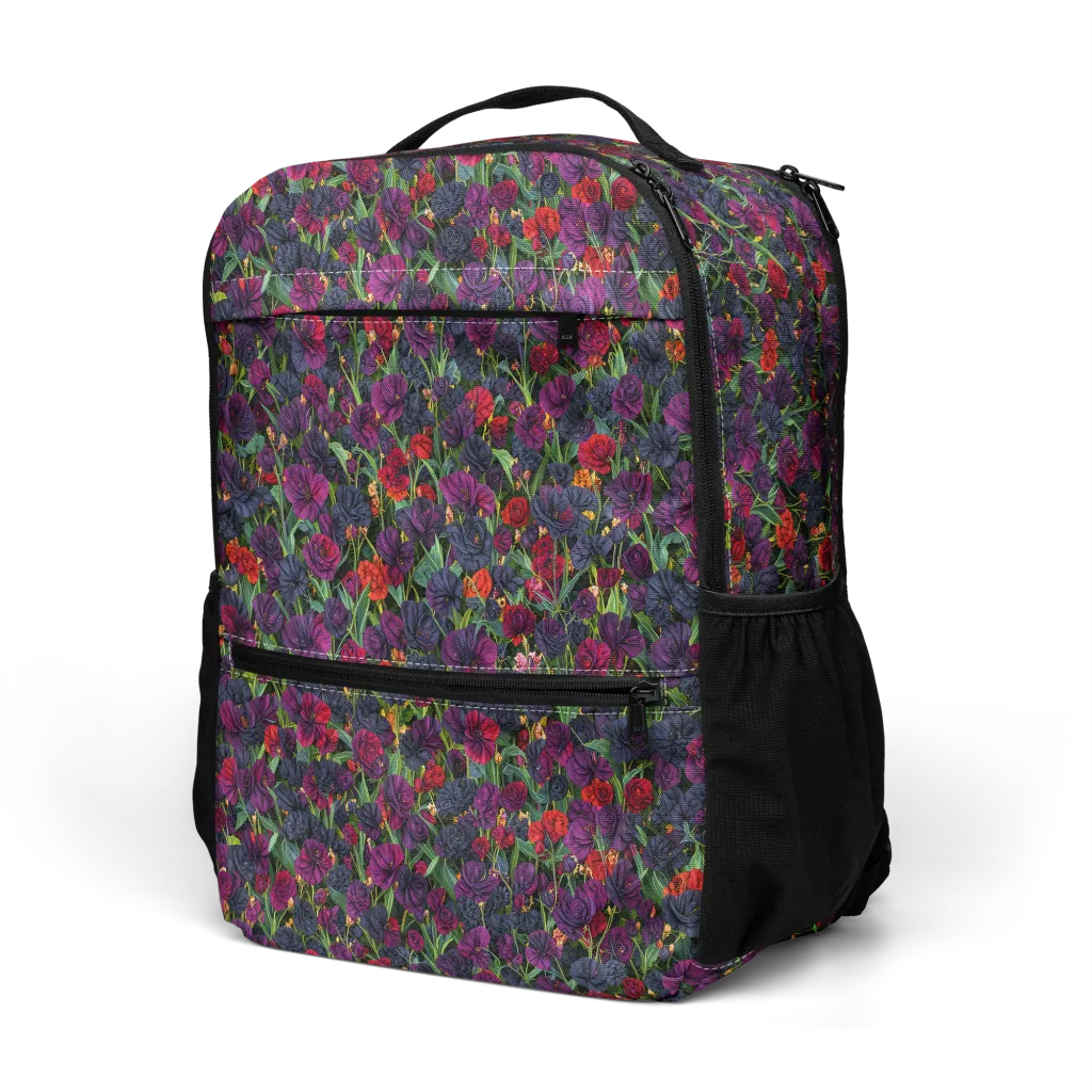 Velvet Nocturne on Utility Backpack — Left Front