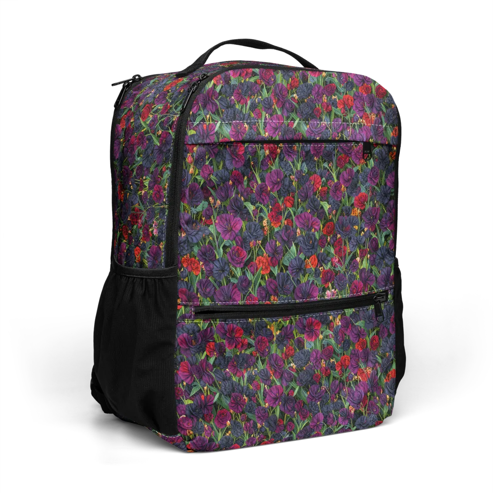 Velvet Nocturne on Utility Backpack — Right Front
