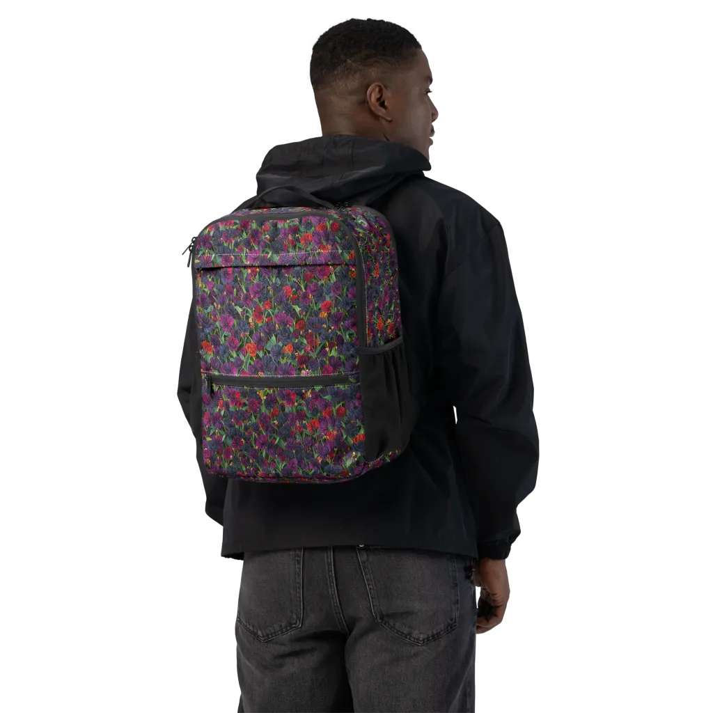 Velvet Nocturne on Utility Backpack — Back