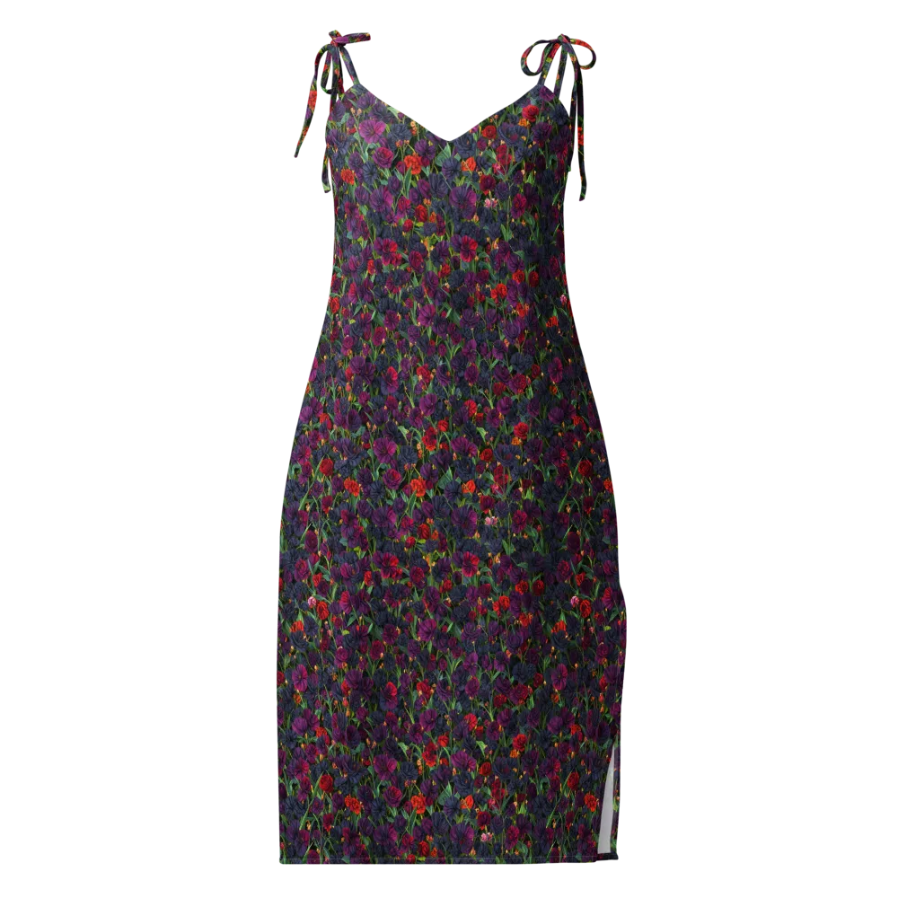 Velvet Nocturne on Slip Dress — Front