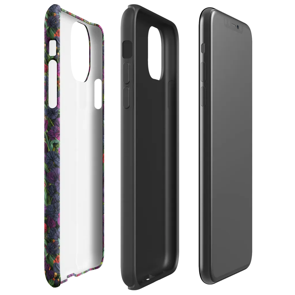 Velvet Nocturne on Tough Case for iPhone® — Right