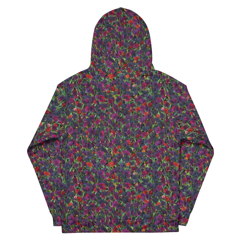 Velvet Nocturne on Cotton Hoodie — Back