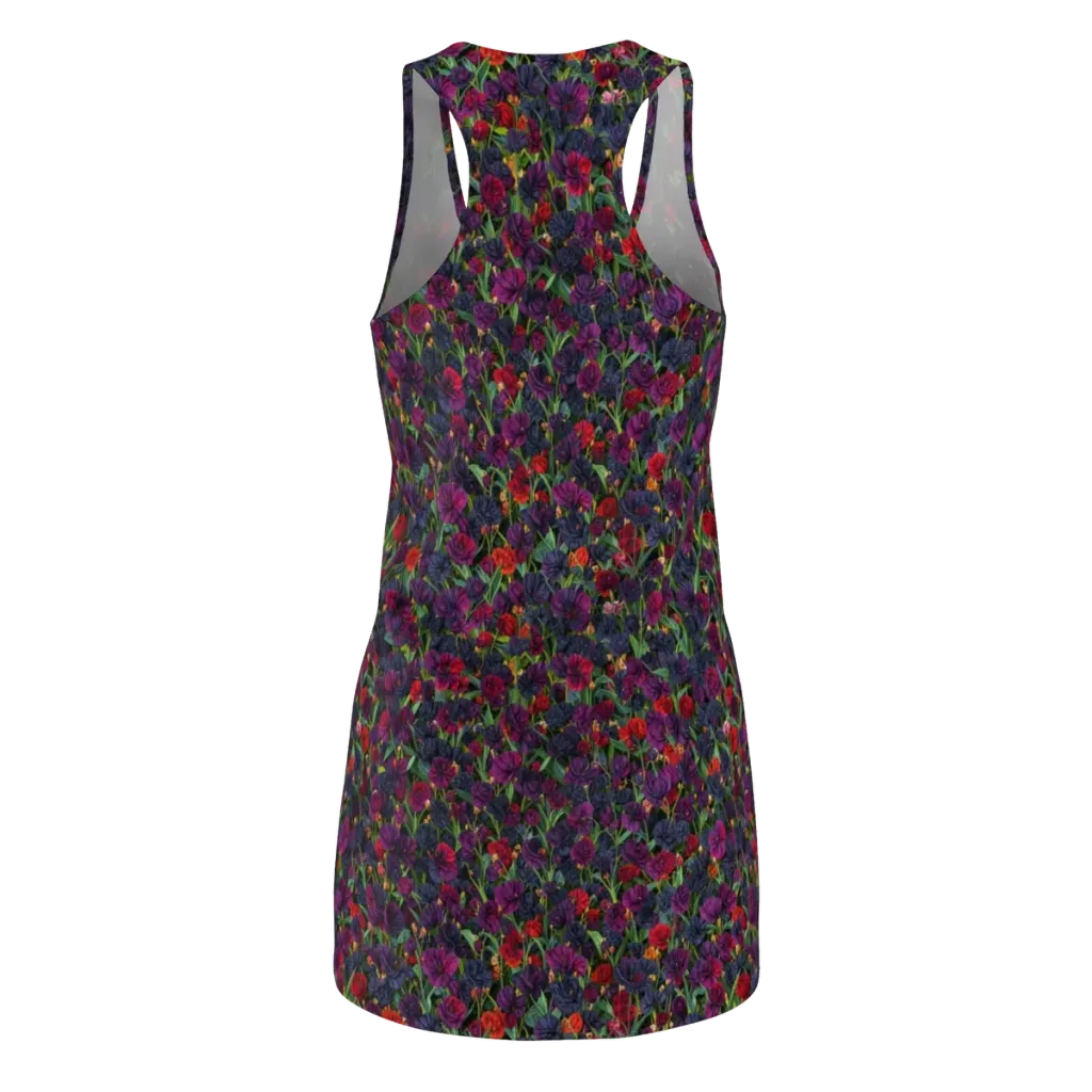 Velvet Nocturne on Racerback Dress — Back