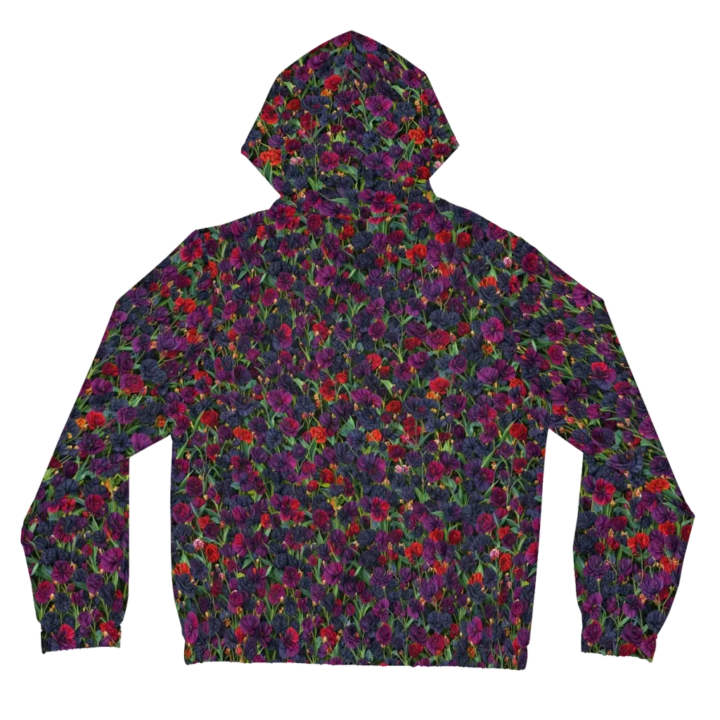 Velvet Nocturne on Women's Full-Zip Hoodie — Back