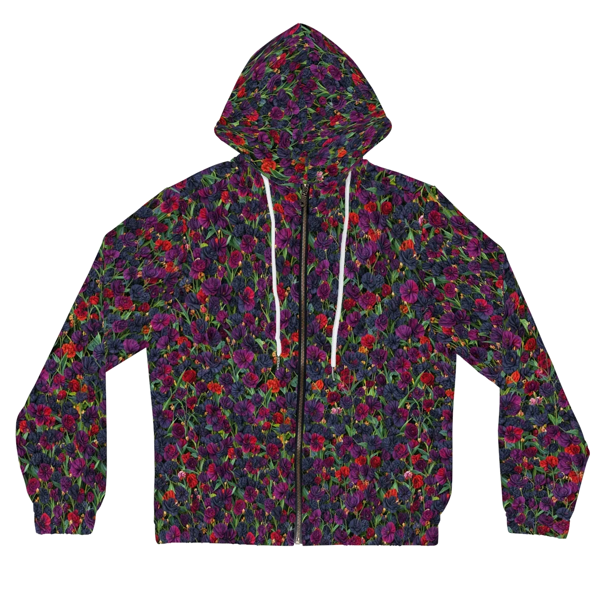 Velvet Nocturne on Women's Full-Zip Hoodie — Front