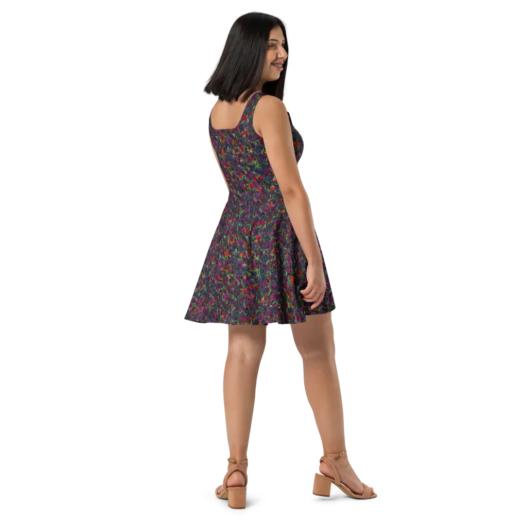 Velvet Nocturne on Skater Dress — Right