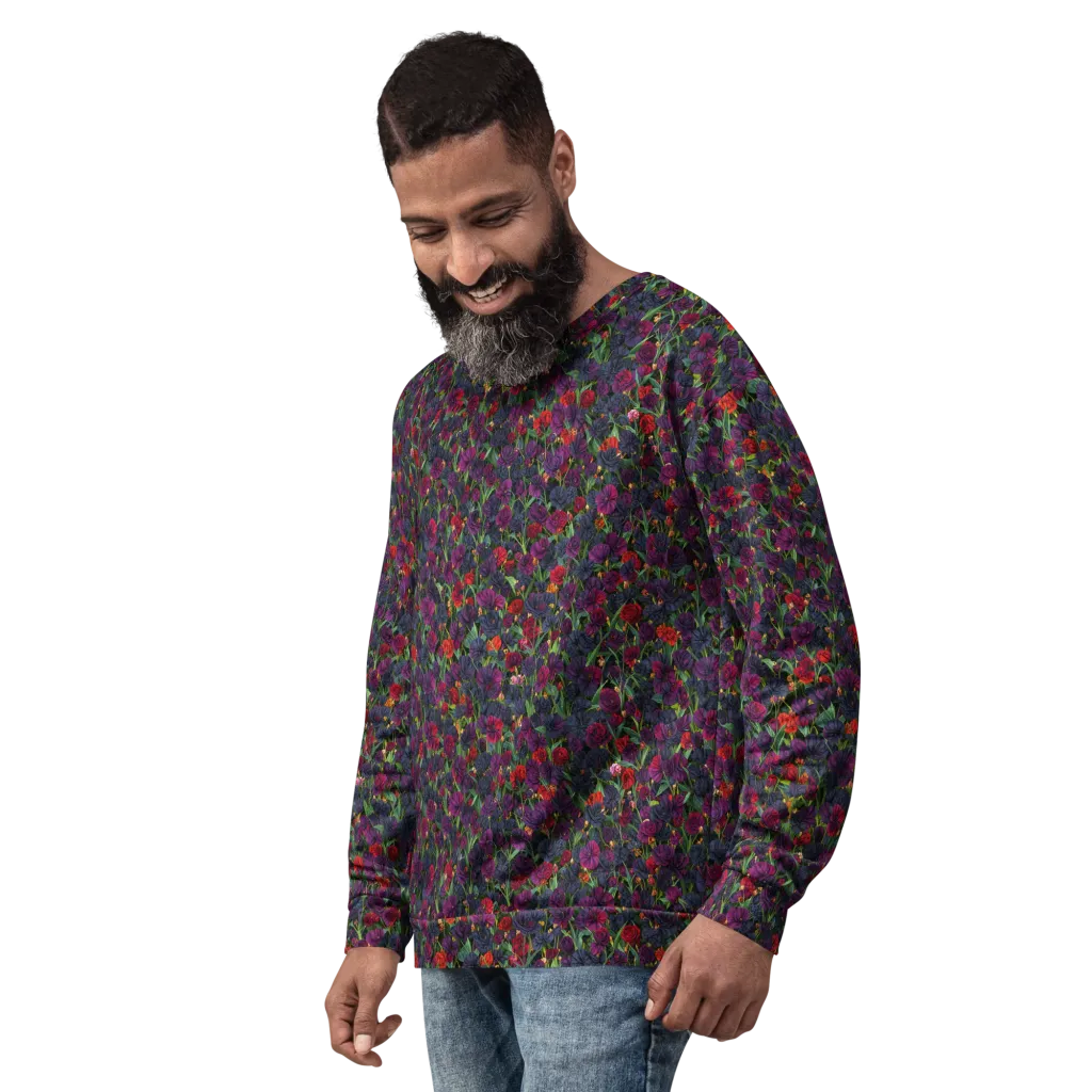 Velvet Nocturne on Sweatshirt — Left Front
