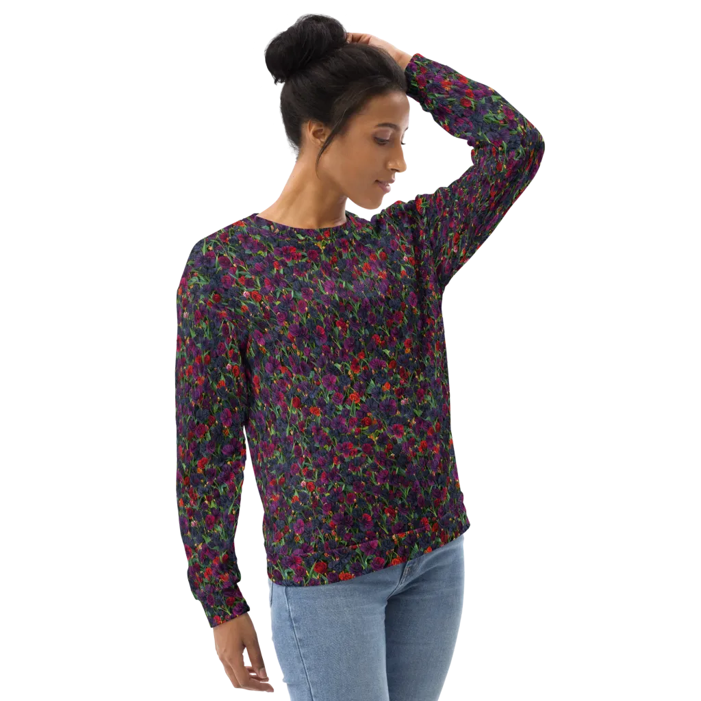 Velvet Nocturne on Sweatshirt — Right Front