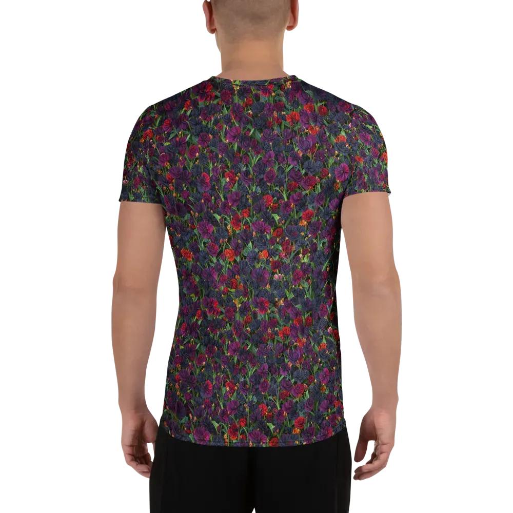 Velvet Nocturne on Men's Athletic T-Shirt — Back