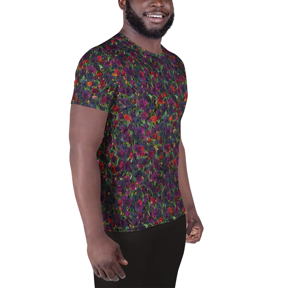 Velvet Nocturne on Men's Athletic T-Shirt — Right