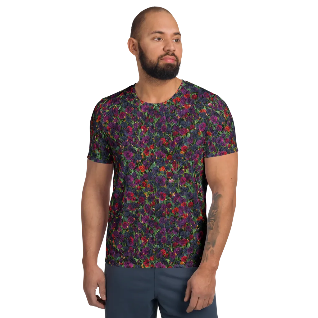 Velvet Nocturne on Men's Athletic T-Shirt — Front