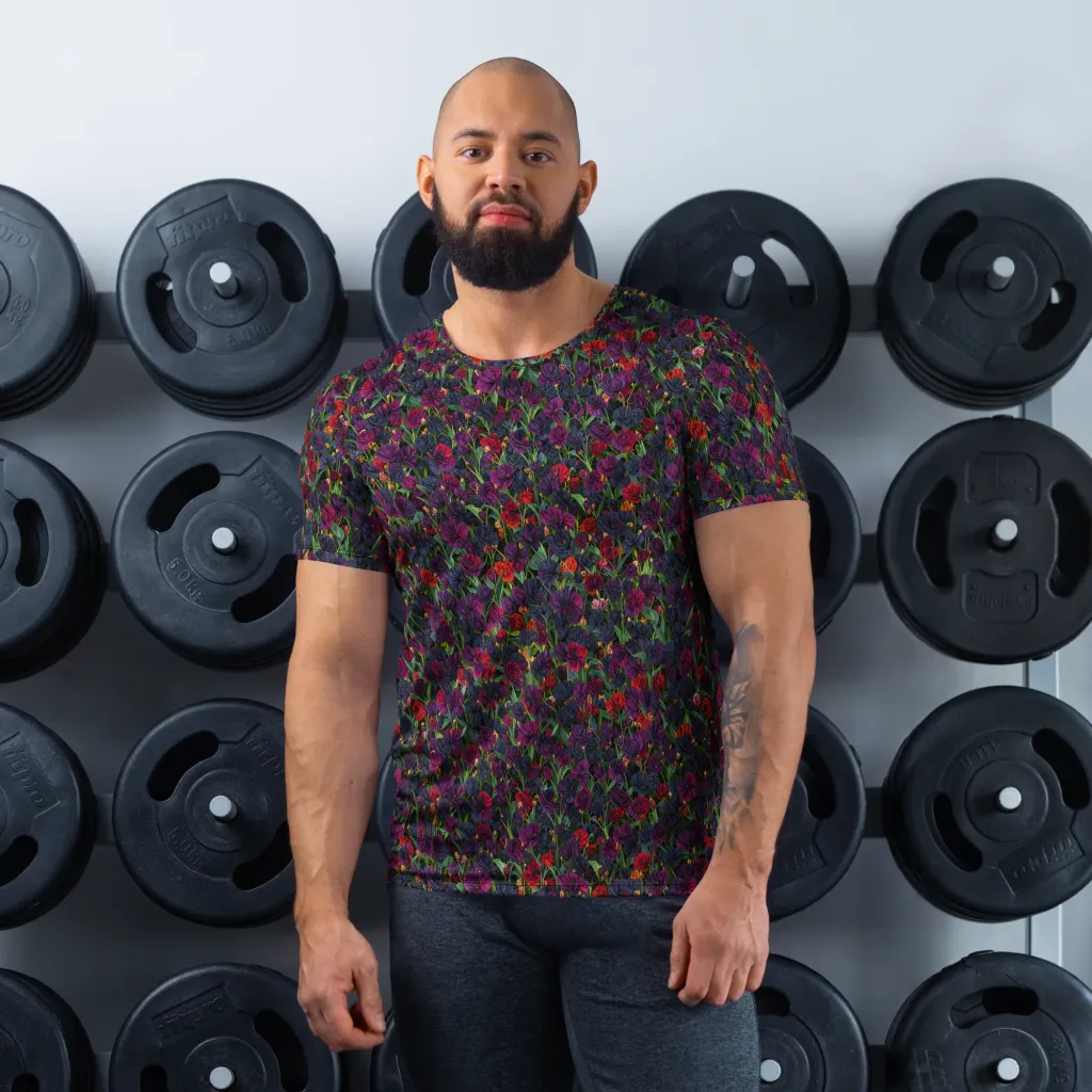 Velvet Nocturne on Men's Athletic T-Shirt — Front
